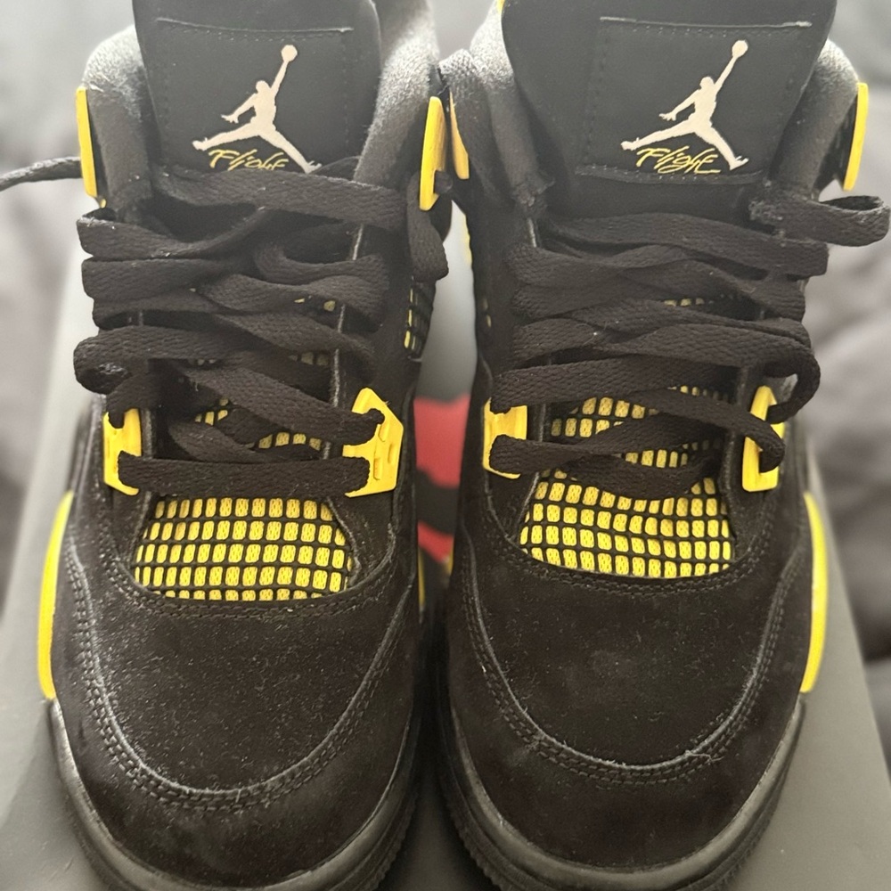 Black and Yellow Sneakers
